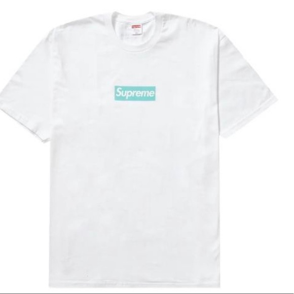 Supreme Tiffany Box Logo Tee, US small Mens